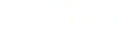 10 ANOS NATURA MUSICAL
A trajetória do programa de patrocínio
que faz história na música brasileira 